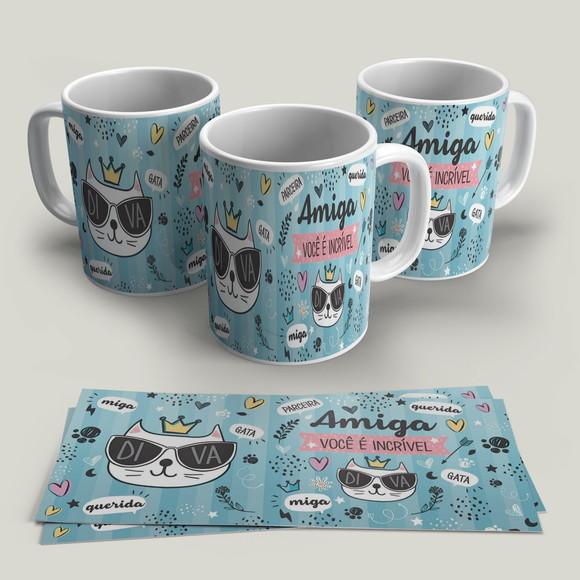Caneca Porcelana Amizade