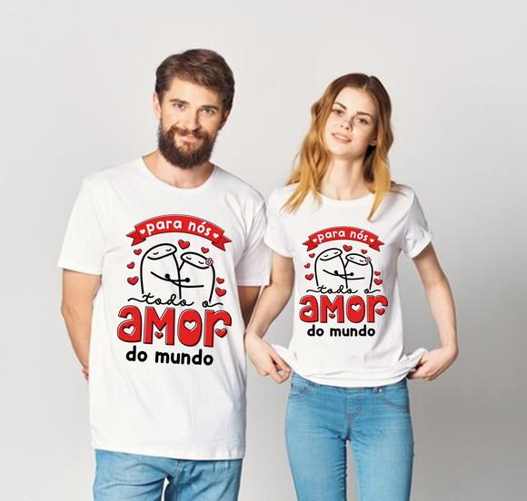 Kit Camiseta Dia dos Namorados