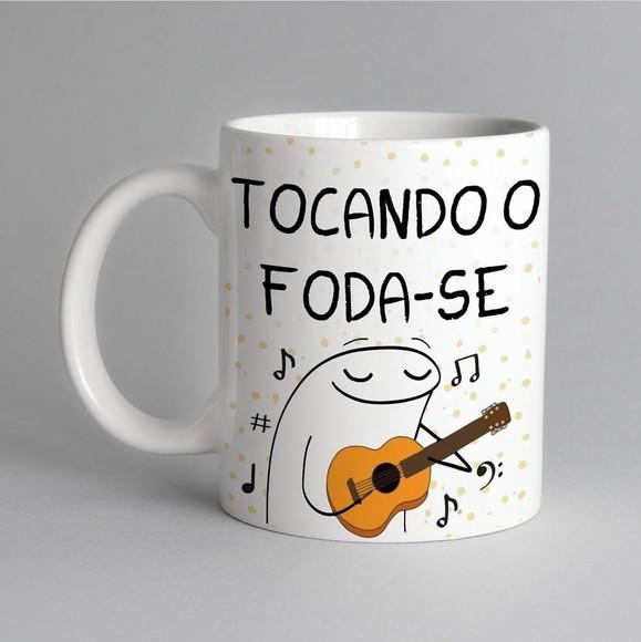 Caneca Porcelana Divertida Flock