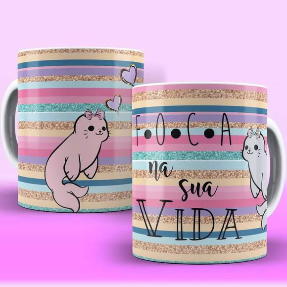 Caneca Foca Na Sua Vida