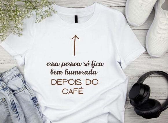 Camiseta Divertida Café