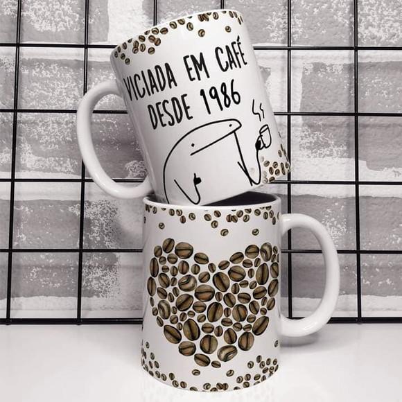Caneca Porcelana Florck