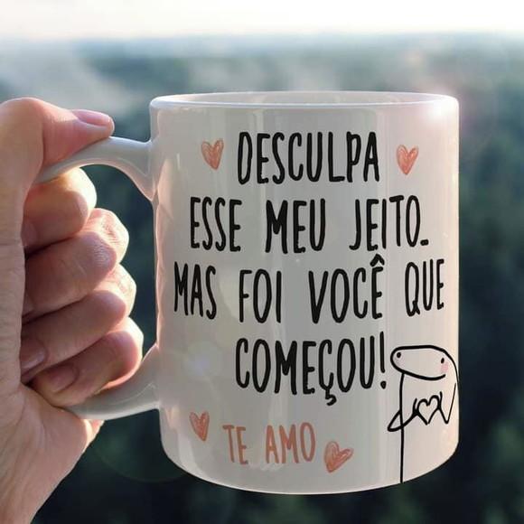 Caneca Porcelana Florck