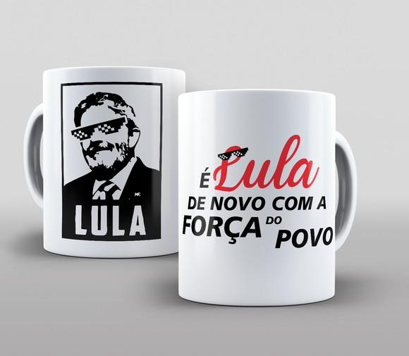 Caneca Porcelana Lula Livre