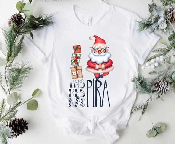 Camiseta Natal Inspira Respira