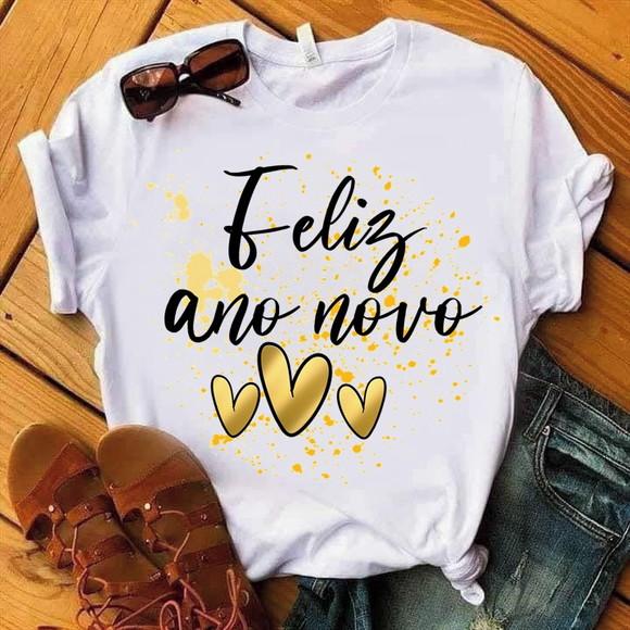 Camiseta Feliz Ano Novo