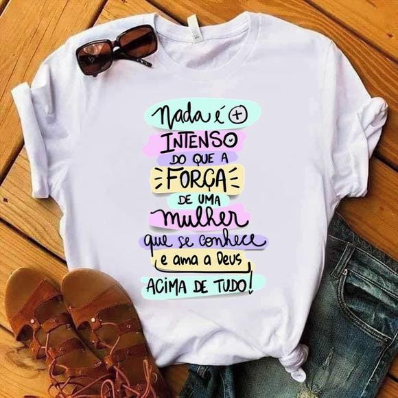 Camiseta Frase Intensa