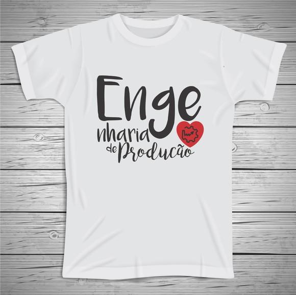 Camiseta Profissão Engenharia de Produção
