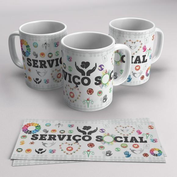 Caneca Profissão Serviço Social