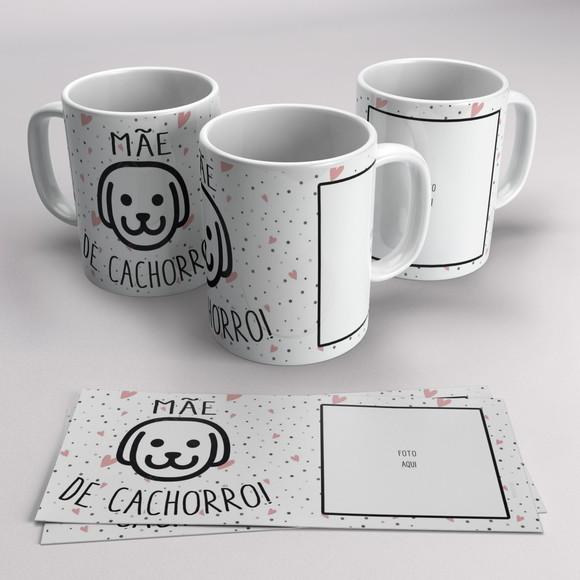 Caneca Porcelana Mãe de Cachorro