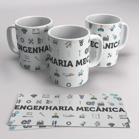 Caneca Profissão Engenharia Mecânica