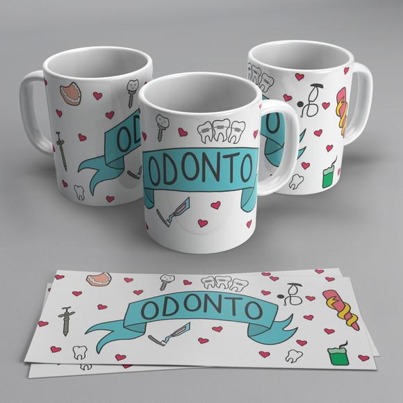 Caneca Profissão Odontologia