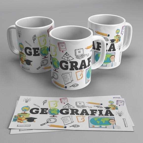 Caneca Profissão Geografia