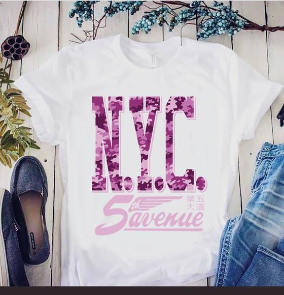 Camiseta Feminina NYC