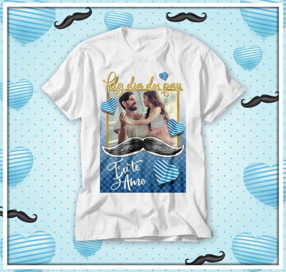 Camiseta Dia dos Pais Personalizada com Foto