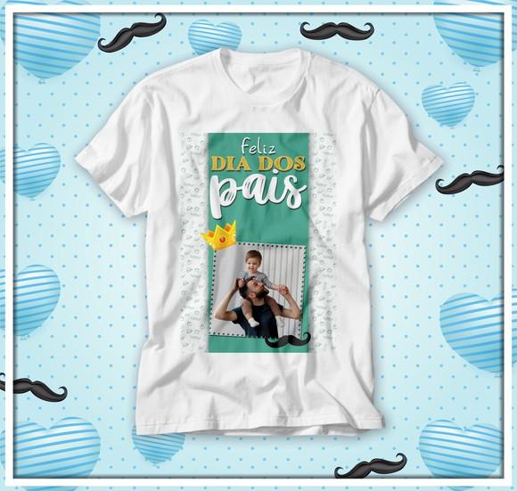Camiseta Dia dos Pais Personalizada com Foto