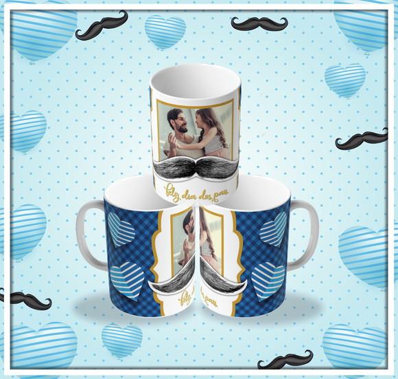 Caneca Feliz Dia dos Pais com foto