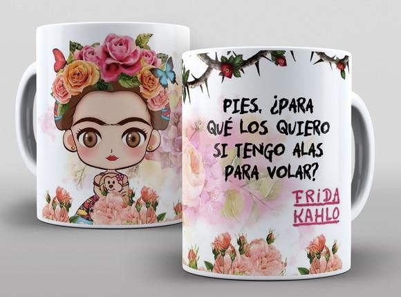 Caneca Porcelana Frida Khalo