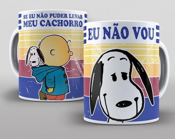 Caneca Porcelana Snoppy