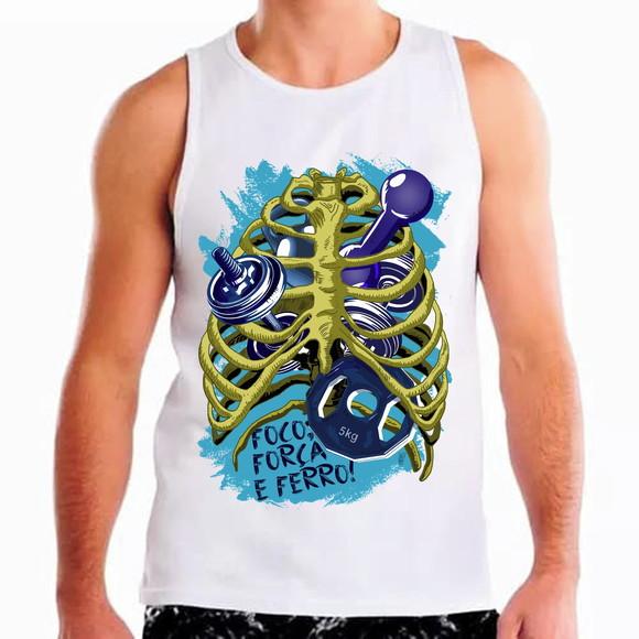 Camiseta Regata Foco Força e Ferro