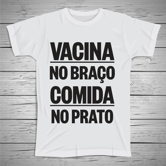 Camiseta Vacina no Braço