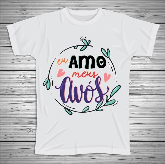 Camiseta Amo Meus Avós