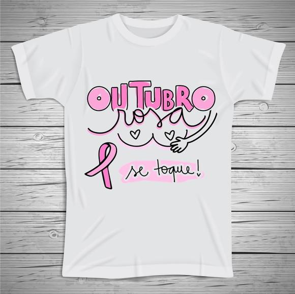 Camiseta Outubro Rosa