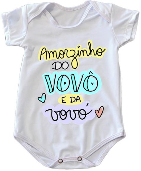 Body Infantil Amorzinho da Vovó e do Vovô