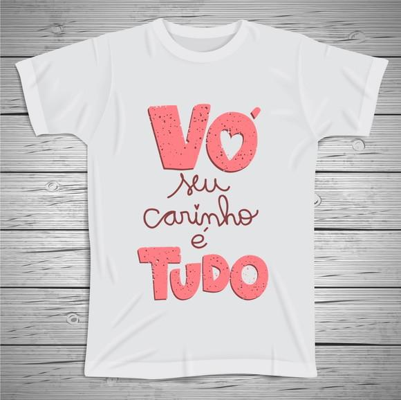 Camiseta Vô Seu Carinho É Tudo