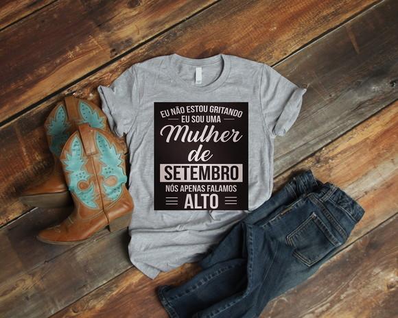 Camiseta Mulher de Setembro