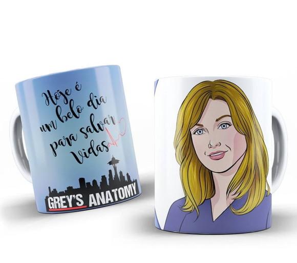 Caneca Porcelana Greys Anatomy