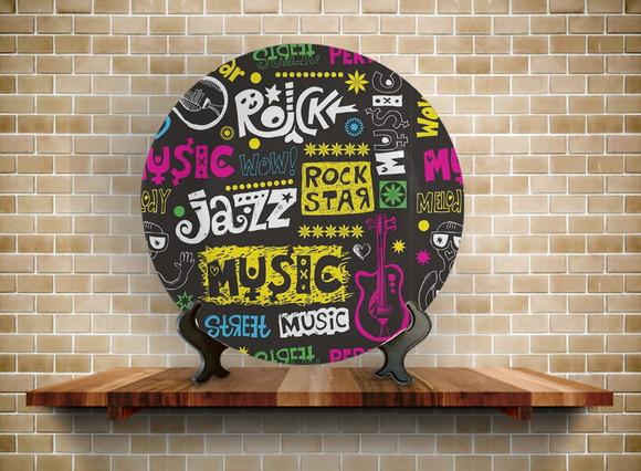 Prato Decorativo Rock