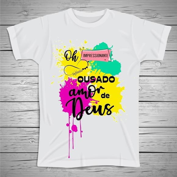 Camiseta Religiosa Amor de Deus