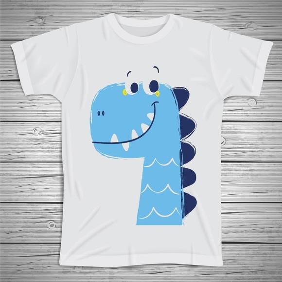 Camiseta Infantil Dinossauro