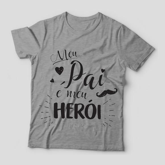 Camiseta Meu Pai é Meu Herói