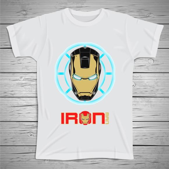Camiseta Infantil Iron Man