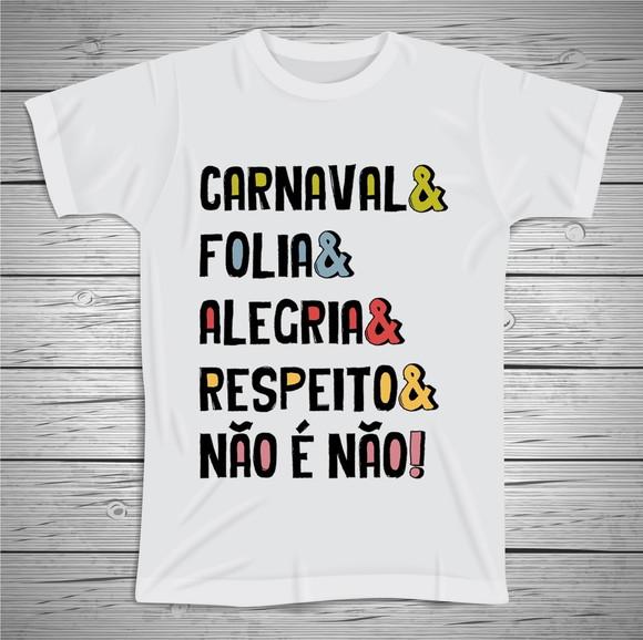 Camiseta Divertida Carnaval Folia