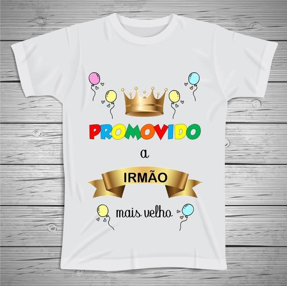 Camiseta Promovido a Irmão Mais Velho