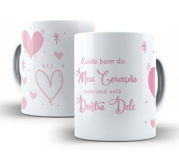 Caneca Cuide Bem do Meu Coração