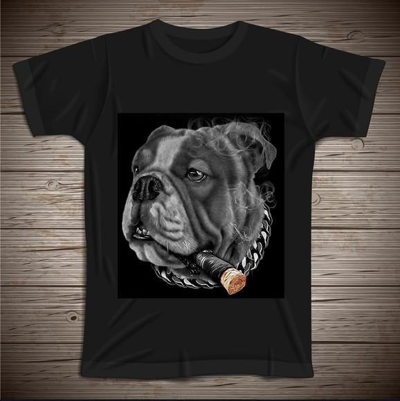 Camiseta Masculina Bulldog