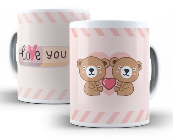 Caneca Dia dos Namorados Love You