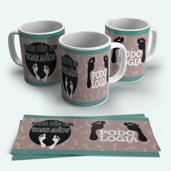 Caneca Profissão Podologia