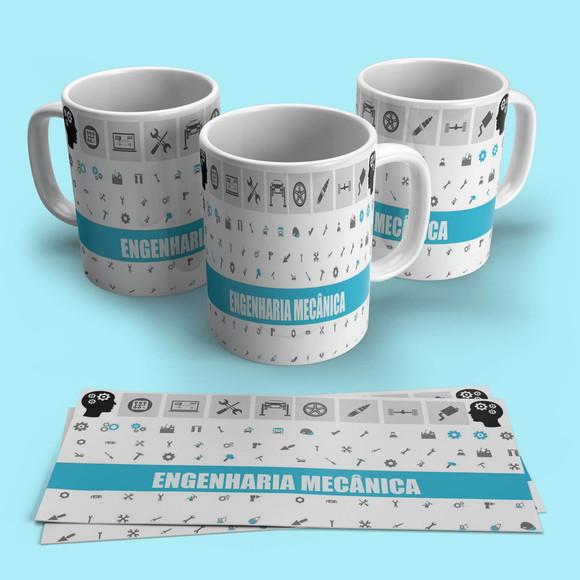 Caneca Profissão Engenharia Mecânica