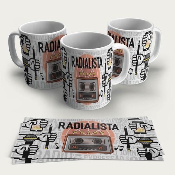 Caneca Profissão Radialista