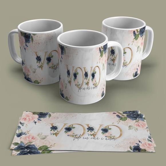 Caneca Porcelana Vovó