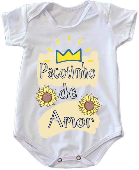 Body Infantil Pacotinho de Amor