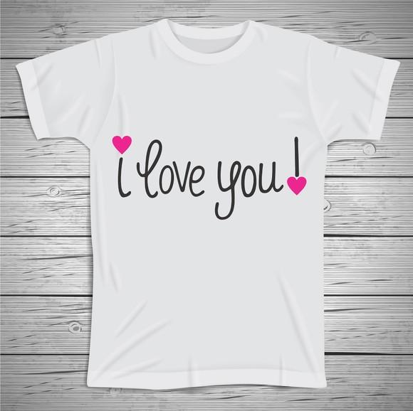 Camiseta Dia dos Namorados I Love You