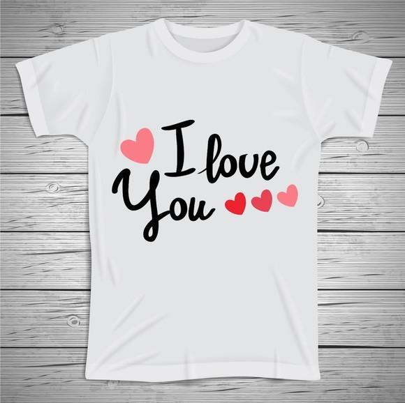 Camiseta Dia dos Namorados I Love You