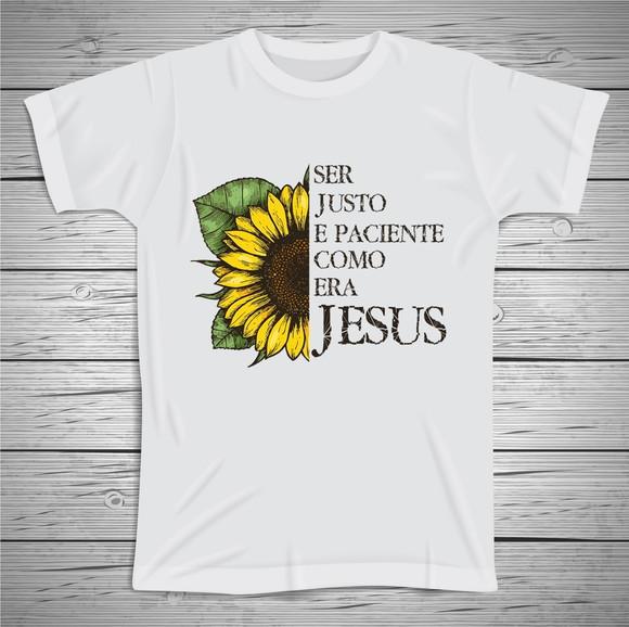 Camiseta Religiosa Ser Justa como Jesus