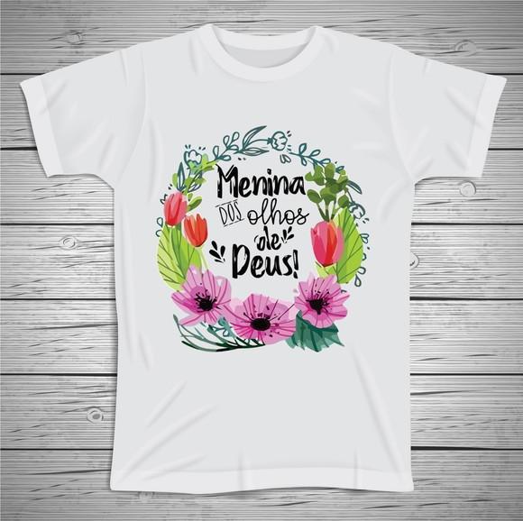Camiseta Menina dos Olhos de Deus